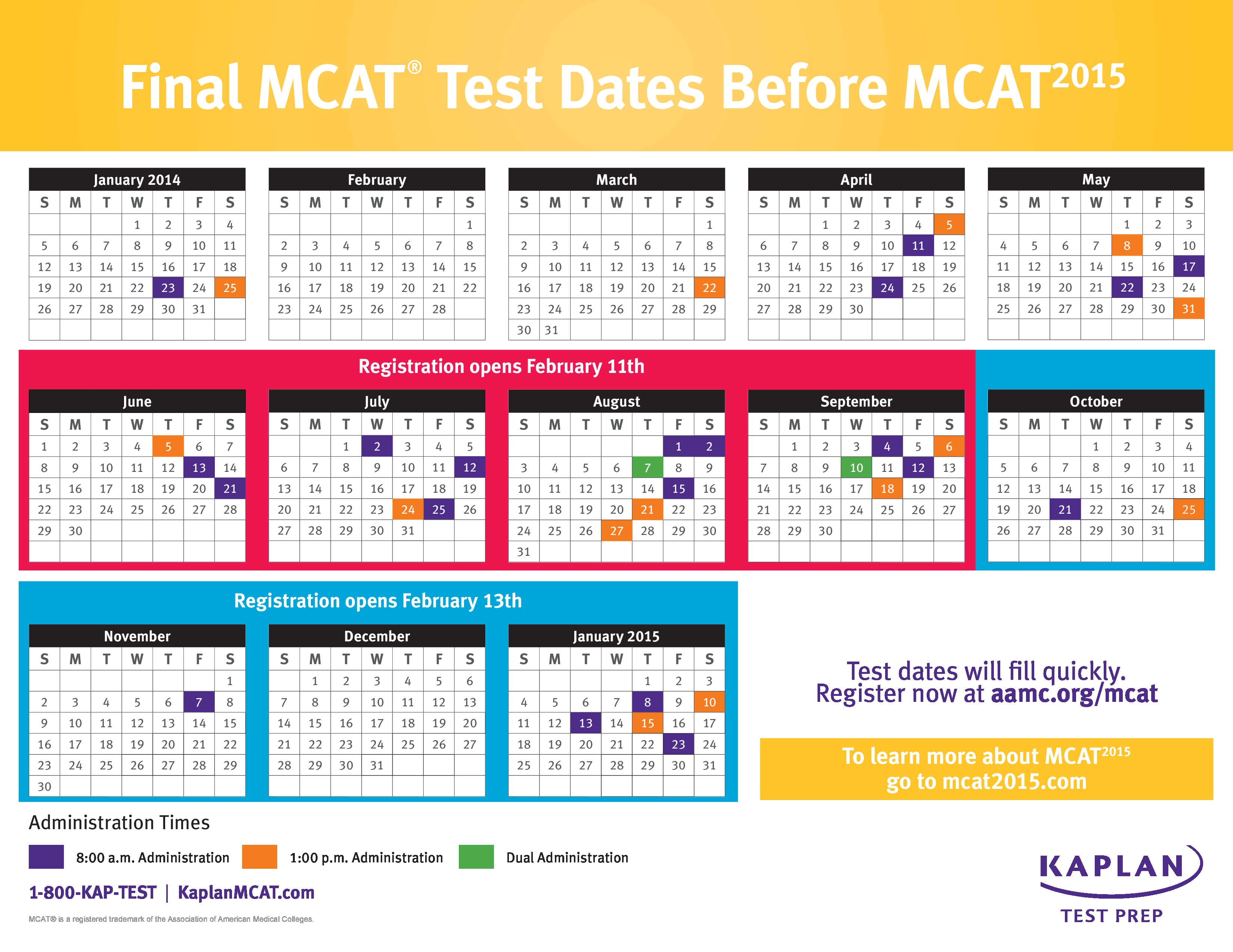 Which MCAT Test Date Is Best For You? Kaplan Test Prep