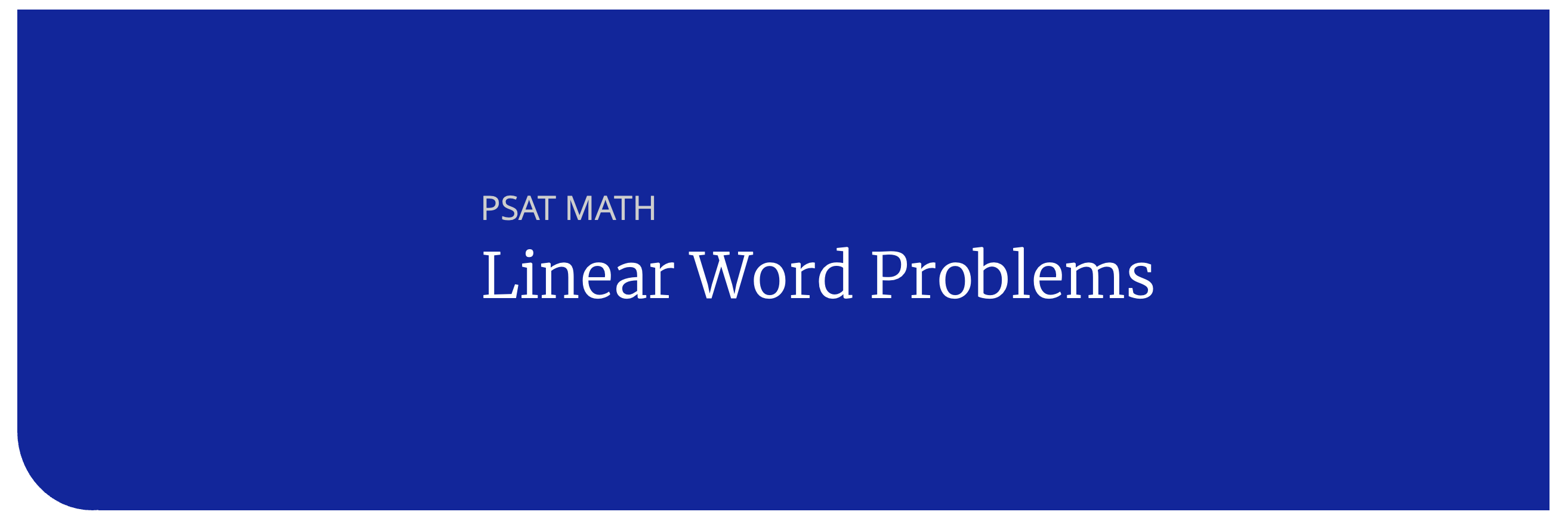 GMAT Word Problems 