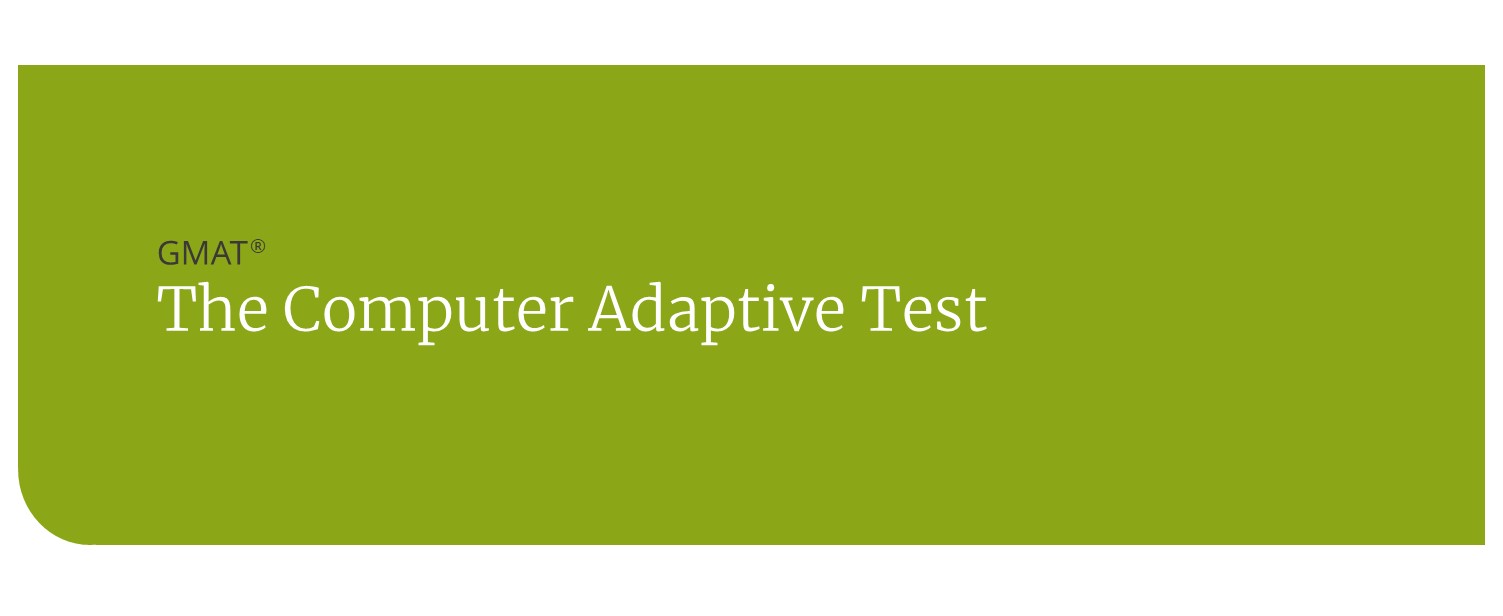 Gmat The Computer Adaptive Test Kaplan Test Prep 1386